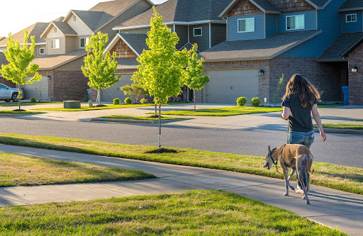 owner and dog walking | hoa initiation fees