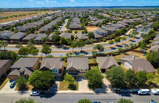 community aerial view | hoa laws in texas